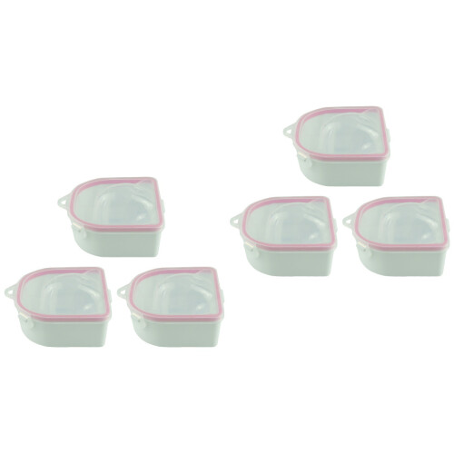6Pièces Bols Soak Pour Cuticules Et Retrait Vernis 2