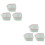 6Pièces Bols Soak Pour Cuticules Et Retrait Vernis 5