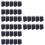 40Pièces Papier Kraft Solides Pour Snack Café 7