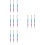 12Pièces Pinceaux Nail Art Double Embout Multi Usage DIY 7