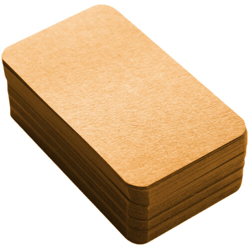 600Pièces Cartes Blanches Kraft Mini Notes Khaki Pour Et