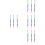 12Pièces Pinceaux Nail Art Double Embout Multi Usage DIY 6
