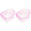 2Pièces Bols Rose En Sécurisés Pour Ongles 3