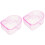 2Pièces Bols Rose En Sécurisés Pour Ongles 5