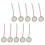 30Pièces Capteurs Piezo Diaphragme Multi Couleur Accessoires 10