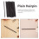 150Pièces Épingle À Fille Bois Café Design Simple Mode 7