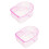 2Pièces Bols Rose En Sécurisés Pour Ongles 8