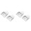 4Pièces Clip Apiculture Argenté Cage Durable 2