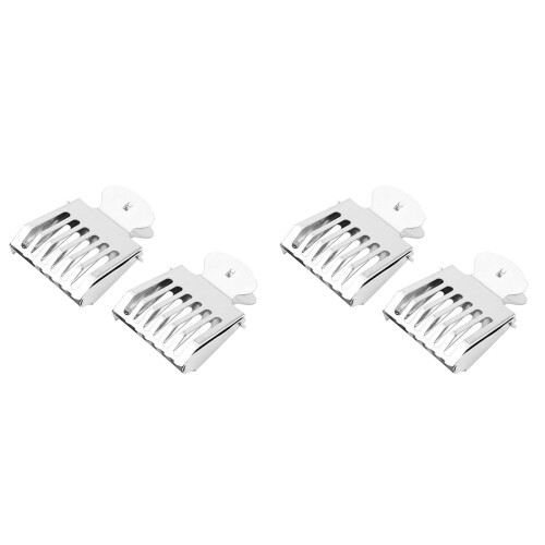 4Pièces Clip Apiculture Argenté Cage Durable 1