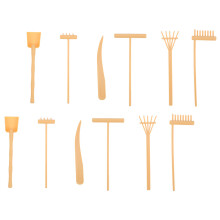 10Ensembles Râteaux Zen En Plastique Pour Relaxation