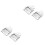 4Pièces Clip Apiculture Argenté Cage Durable 3