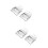 4Pièces Clip Apiculture Argenté Cage Durable 6