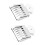 4Pièces Clip Apiculture Argenté Cage Durable 10