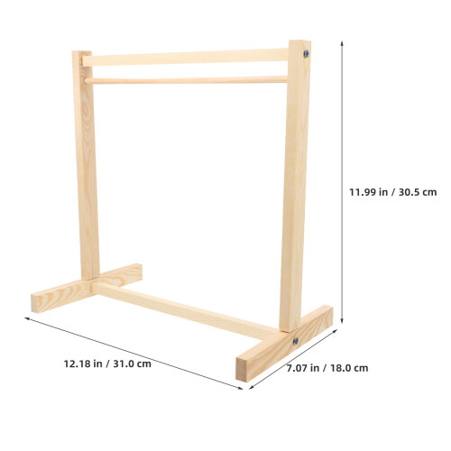 3Pièces Cintres En Bois Accessoires Pour Jouets 1