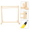 3Pièces Cintres En Bois Accessoires Pour Jouets 11