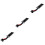 3Pièces Porte- Arrière Aluminium Noir Pour Route 6