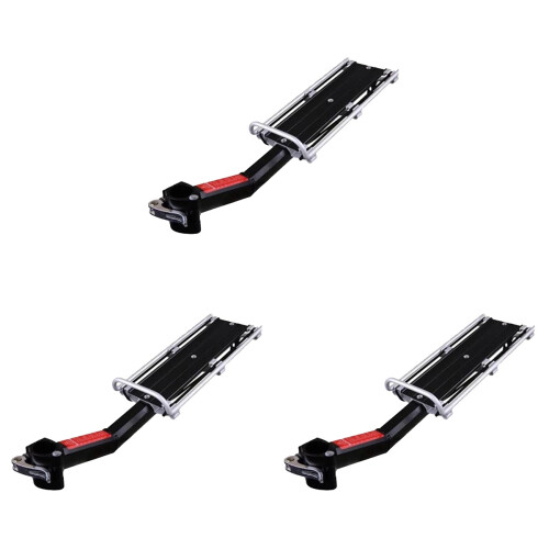 3Pièces Porte- Arrière Aluminium Noir Pour Route 2