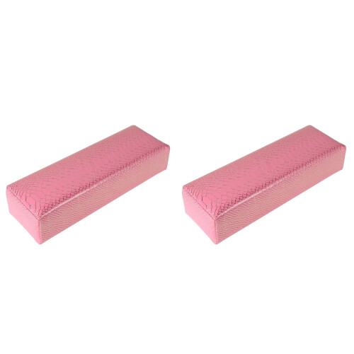 2Pièces Repose-Poignets Rose Pour Tables Ongles 1