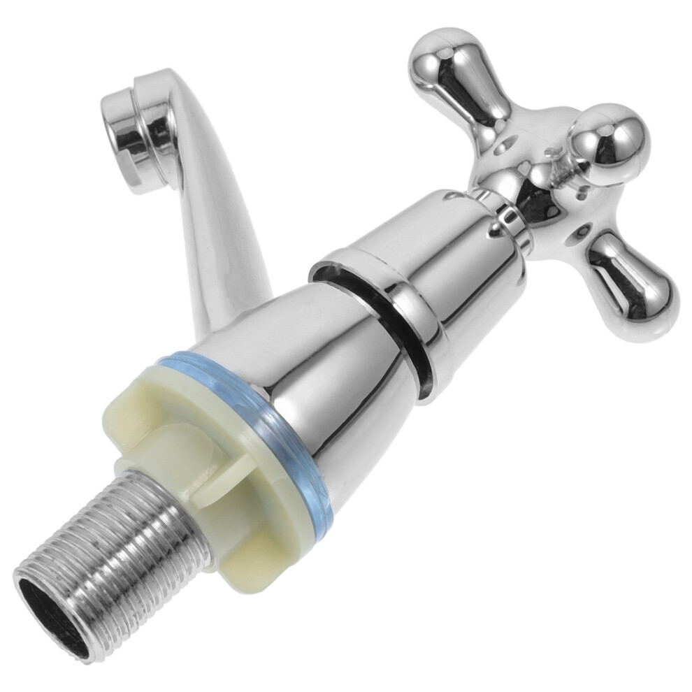 3Pcs Basin Faucet Single Cold Water Tap For Bathroom Sink 3631237052622