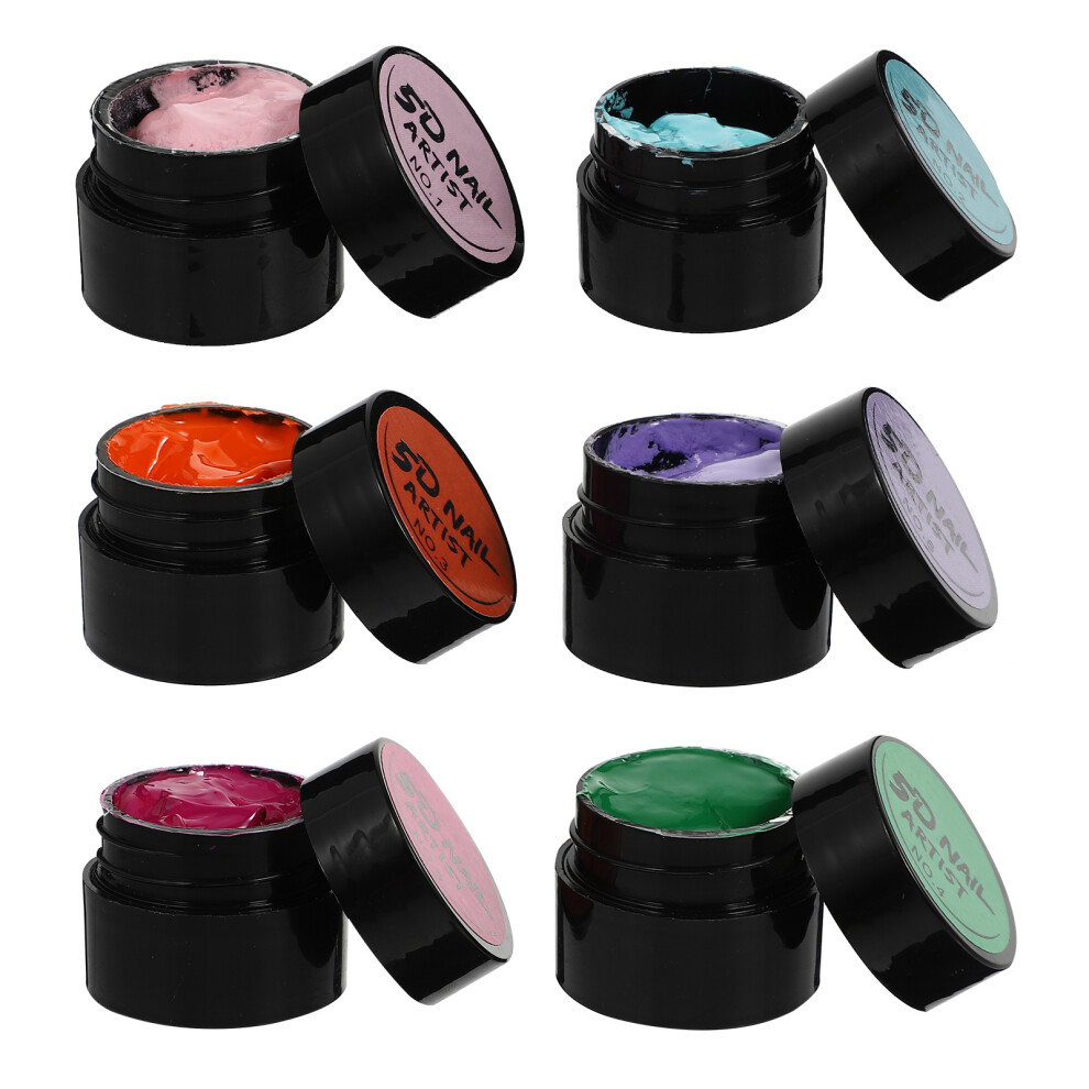 Inoomp 12 Pcs Quick Dry Nail Polish Gels Manicure Art Tool