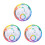 3Pièces Roue De Pigments Couleurs Variées Pour Identification Facile 8