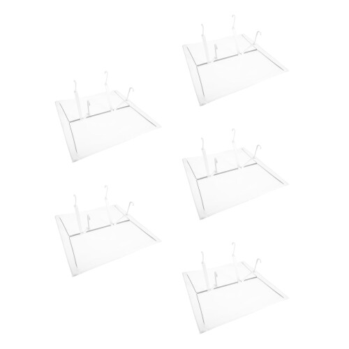 5Pcs Ceiling Air Vent Deflector White Sturdy Material Easy Hang Cover 1
