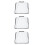 3Pcs Clear Purse Protector Covers Waterproof Eva Handbag Rain Shields 5