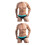 2Pièces Slip Bain Triangle Noir Pour Plage 8