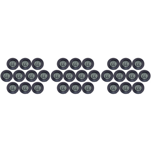 30Pièces Thermomètre Humidité Digital Portable Noir Usage 2