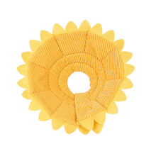 Set Of 2 Pet Collar Soft Dog Petal Circular Elizabethan Necklace