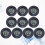 30Pièces Thermomètre Humidité Digital Portable Noir Usage 9
