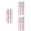 6Ensembles Nail Art Rose Professionnels Pour 5