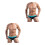 2Pièces Slip Bain Triangle Noir Pour Plage 6