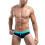 2Pièces Slip Bain Triangle Noir Pour Plage 5