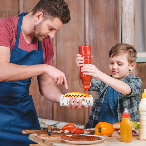200Pièces Boîtes Snack Jetables En Papier Pour Usage Alimentaire 2