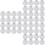 72 Pcs Can Lids Covers Jar Lids Caps Can Cover Discs (Silver) 6