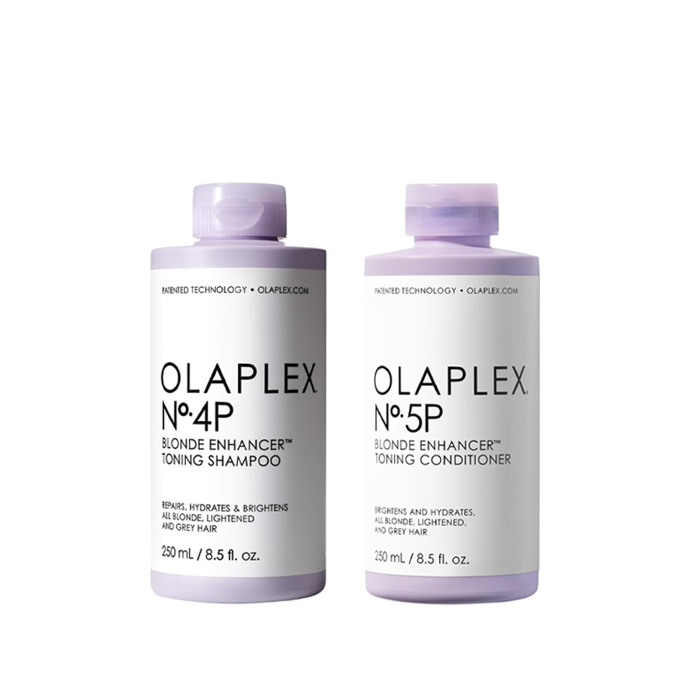 Olaplex No.4p Blonde Enhancer Toning Shampoo And No. 5P Blonde Enhance