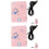 2Pièces Housse Isolante Chauffe- Rose Coton Polyvalente Voyage 7