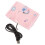 2Pièces Housse Isolante Chauffe- Rose Coton Polyvalente Voyage 3