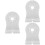 3Pièces Support Mural Caméra En Plastique , Gamme Polyvalente 8