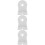3Pièces Support Mural Caméra En Plastique , Gamme Polyvalente 10