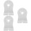 3Pièces Support Mural Caméra En Plastique , Gamme Polyvalente 9