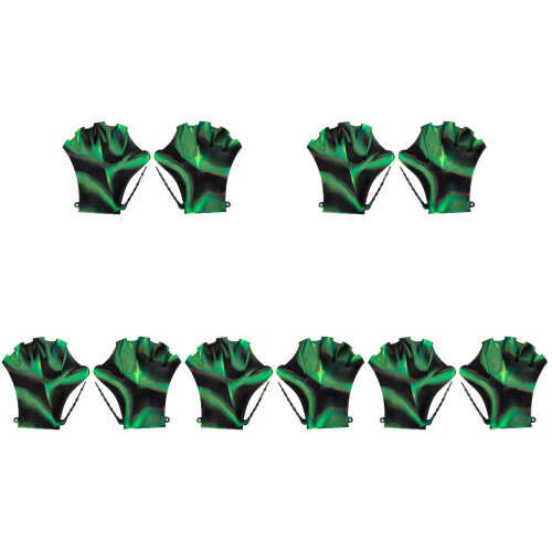 5Paires Palmes Ajustables En Silicone Pour Natation 1