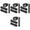 16Pcs Adjustable Hook and Loop Storage Straps Durable Nylon Black 3