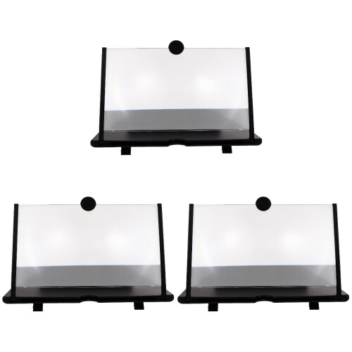 3 Pieces Video Amplifier For Phone Cellphone Screen Magnifier Tool 1