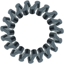 100 Pcs Train Track Bump Buckle Plastic Railway Accessories Bulk