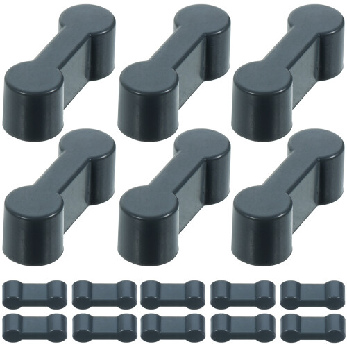 100 Pcs Train Track Bump Buckle Plastic Railway Accessories Bulk 1