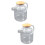 2 Count Filter Juice Pot Glass Kettle For Home Cold Water Container 7