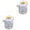 2 Count Filter Juice Pot Glass Kettle For Home Cold Water Container 3