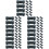 100 Pcs Train Track Bump Buckle Plastic Railway Accessories Bulk 8